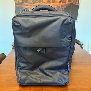 LIKE NEW LIPAULT navy blue International Carry On Luggage - Retails for $220